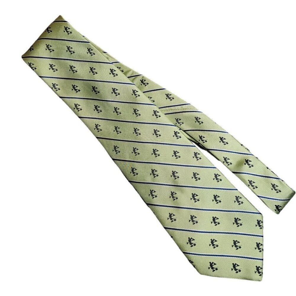 Disney Walt Disney World Vintage Mickey Mouse 100% Silk Tie